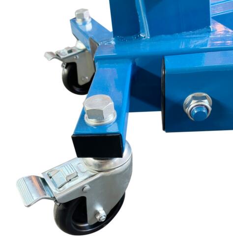 UDOBÄR grue d'atelier avec châssis roulant déployé, pliable