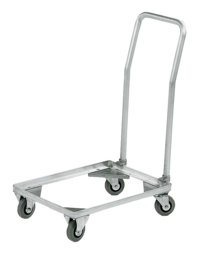 Gmöhling châssis roulant G®-DOLLY C 915 / 1 D pour bac de transport et caisse de transport en aluminium
