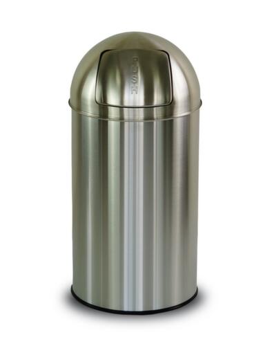 UDOBÄR Poubelle en acier inoxydable, 50 l, argent