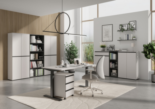 Caisson mobile 4039, 3 tiroir(s), finition en cachemire/finition en cachemire