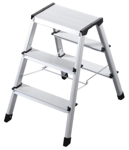 UDOBÄR Marchepied pliant en aluminium, hauteur d’estrade 600 mm