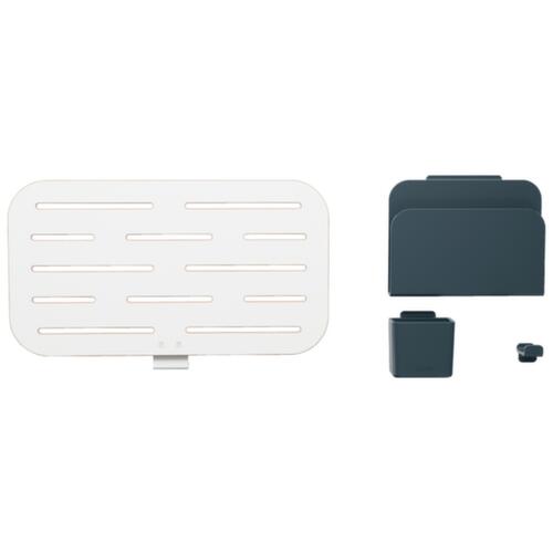 Leitz Plaque perforée Ergo pour table de bureau, hauteur 330 mm