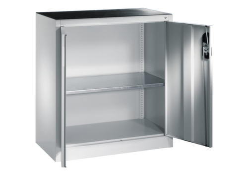 C+P Armoire mi-haute ERGO gris clair, largeur 930 mm