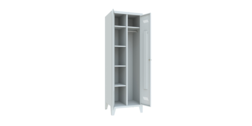 PAVOY Armoire à linge Basis RAL7035, largeur de compartiment 300 mm