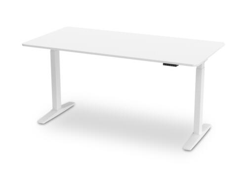 UDOBÄR bureau à hauteur réglable électriquement avec piètement en T