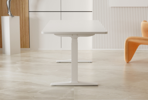 UDOBÄR bureau à hauteur réglable électriquement avec piètement en T