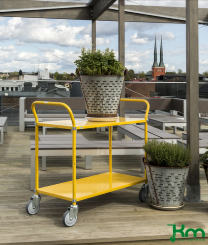 Kongamek Chariot à étagères 900x440 mm, force 250 kg, 2 plateaux