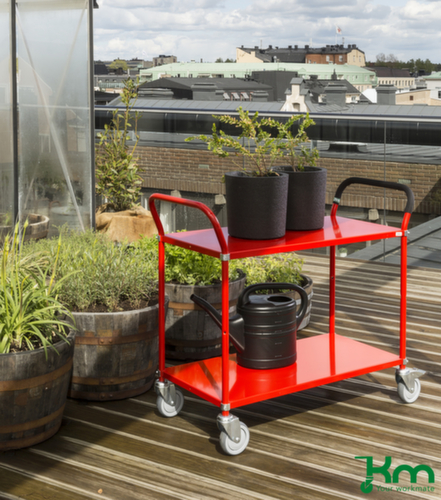 Kongamek Chariot à étagères 900x440 mm, force 250 kg, 2 plateaux