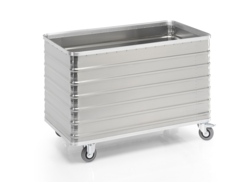 Gmöhling Chariot conteneur aluminium G®-TRANS, capacité 560 l