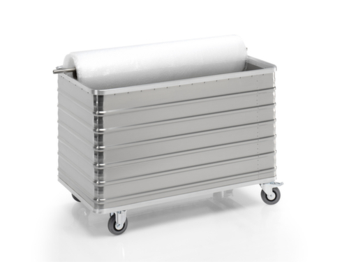 Gmöhling Chariot conteneur aluminium G®-TRANS, capacité 560 l