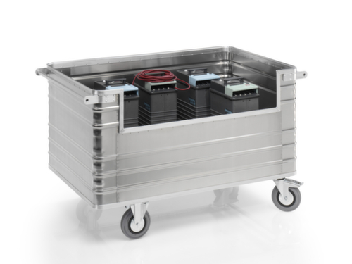 Gmöhling Fourgon-caisse en aluminium avec ouverture d'accès, capacité 945 l