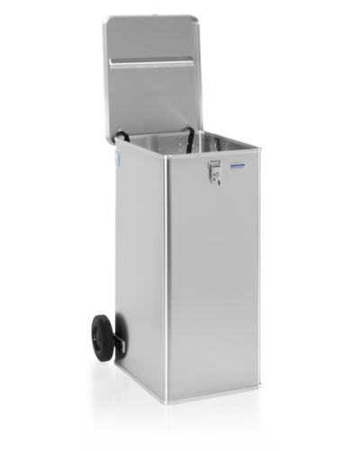 Gmöhling Conteneur G®-DOCU mobile pour l'Gmöhling élimination des dossiers en aluminium G®-DOCU, capacité 240 l
