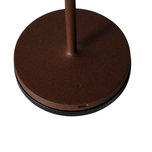 MAUL Lampe de table à DEL MAULnina, lumière blanc chaud, marron