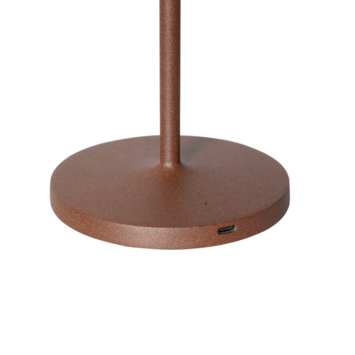 MAUL Lampe de table à DEL MAULnina, lumière blanc chaud, marron