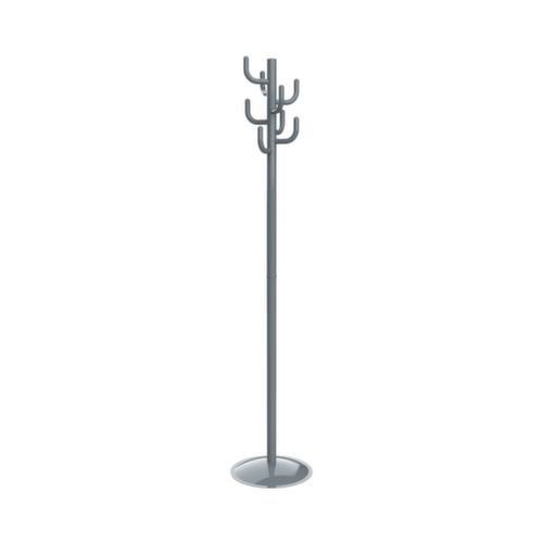 MAUL Porte-manteau MAULpolaris Lite, avec 8 crochets, RAL7001 gris argenté
