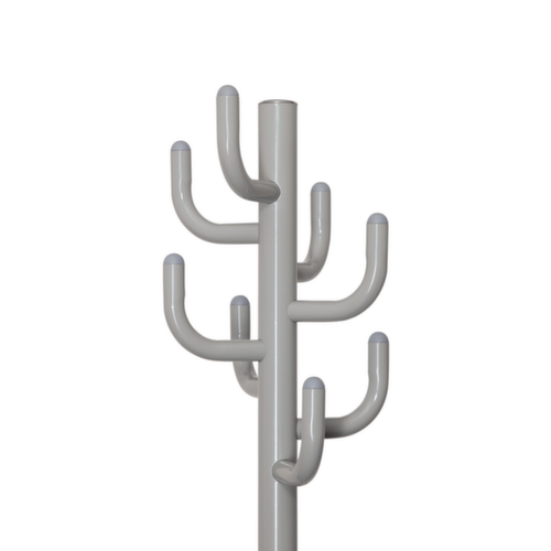 MAUL Porte-manteau MAULpolaris Lite, avec 8 crochets, RAL7001 gris argenté