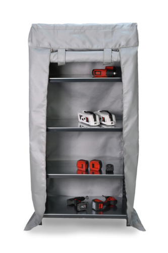 VLITEX armoire de recharge de batteries Akku-Safe L avec housse anti-feu, gris/gris