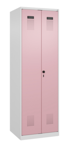 C+P Armoire vestiaire pour EPI Evolo PLUS pour une séparation en noir et blanc, largeur de compartiment 300 mm