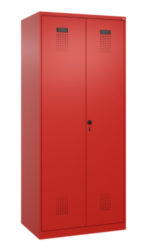 C+P Armoire vestiaire pour EPI Evolo PLUS pour une séparation en noir et blanc, largeur de compartiment 400 mm