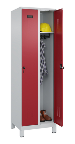 C+P Armoire vestiaire Evolo PLUS, largeur de compartiment 300 mm