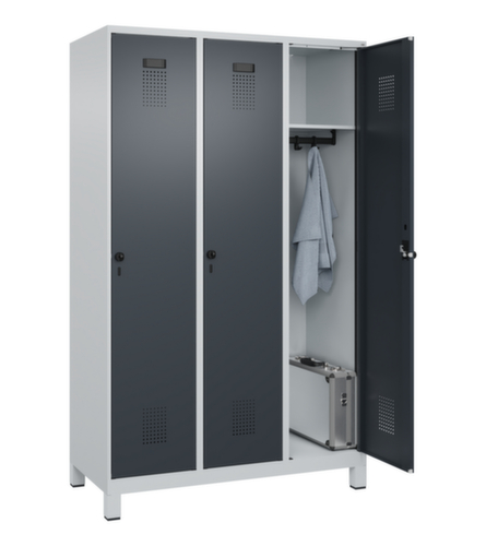 C+P Armoire vestiaire Evolo PLUS, largeur de compartiment 400 mm