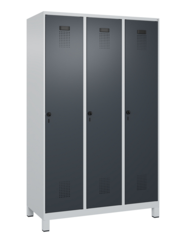 C+P Armoire vestiaire Evolo PLUS, largeur de compartiment 400 mm