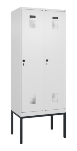 C+P Armoire vestiaire Evolo PLUS, largeur de compartiment 400 mm