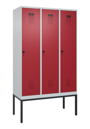 C+P Armoire vestiaire Evolo PLUS, largeur de compartiment 400 mm