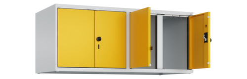 rehausse d'armoire avec double compartiment