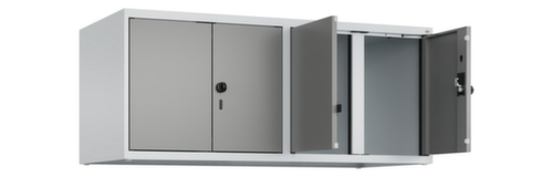 rehausse d'armoire avec double compartiment