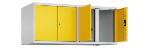 rehausse d'armoire avec double compartiment