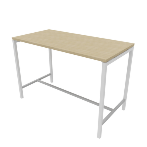 Quadrifoglio Table haute Creo pour conférences, hauteur x largeur x profondeur 1070 x 1600 x 800 mm, panneau chêne