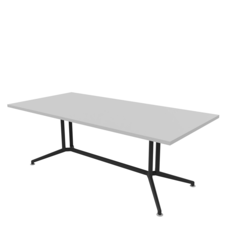 Quadrifoglio Table de conférence X2, largeur x profondeur 2100 x 1000 mm