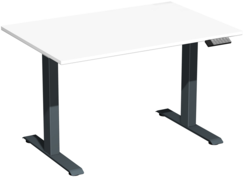 Gera bureau à hauteur réglable électriquement Elevate Basic avec piètement en T