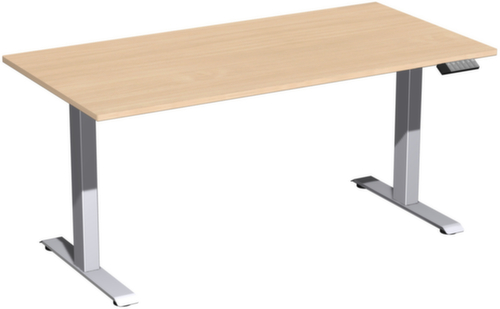 Gera bureau à hauteur réglable électriquement Elevate Basic avec piètement en T