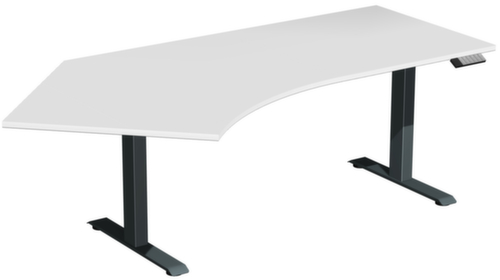 Gera table d’angle assis-debout à hauteur réglable électriquement Elevate Basic