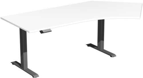 Gera table d’angle assis-debout à hauteur réglable électriquement Elevate Basic