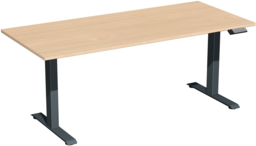 Gera bureau à hauteur réglable électriquement Elevate Plus avec piètement en T
