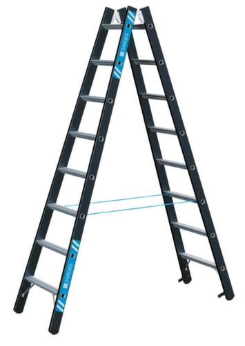 ZARGES Échelle à échelons pour charges lourdes Z600 charge max. 250 kg