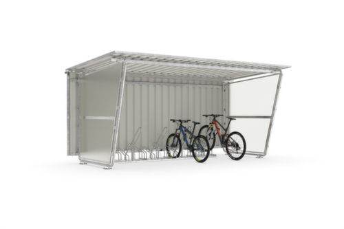 WSM Abri à cycles Siegen Basic avec supports cycles, largeur x profondeur 4300 x 2330 mm