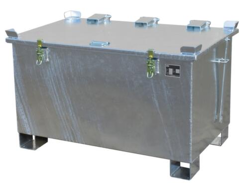 Bauer Récipient de stockage au lithium-ion LIL220 avec matériau de remplissage pour la protection contre l'incendie, capacité 220 l