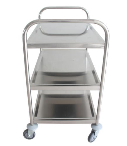 UDOBÄR Chariot pour l'alimentaire en acier inoxydable, force 150 kg, 3 plateaux
