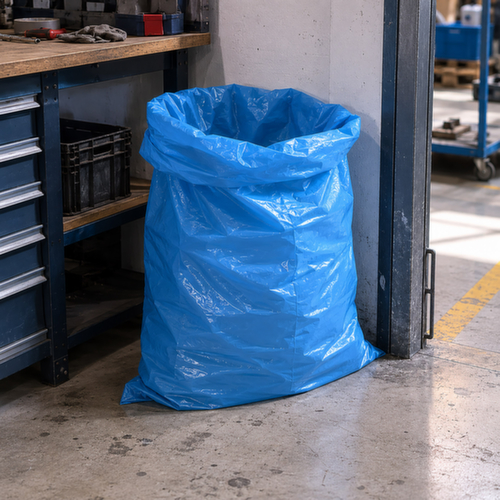 UDOBÄR sac poubelle Premium 100 pièces, 240 l, bleu