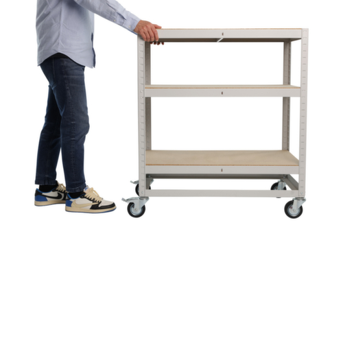 UDOBÄR Chariot à étagères, force 150 kg, 3 plateaux