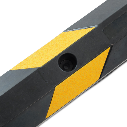 UDOBÄR Délimitation de parkings, largeur 1830 mm, noir/jaune