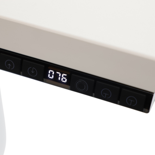 UDOBÄR bureau à hauteur réglable électriquement avec piètement en T