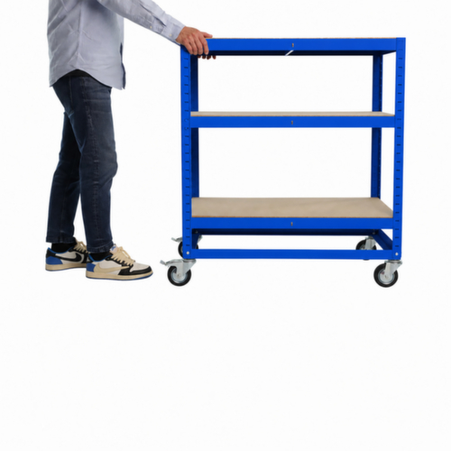 UDOBÄR Chariot à étagères, force 150 kg, 3 plateaux