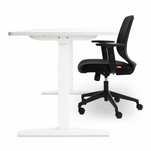 UDOBÄR bureau à hauteur réglable électriquement avec piètement en T