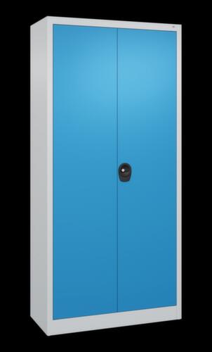 C+P Armoire universelle Basis avec tablettes galvaniséesHxlxP 1950x940x400 mmen gris clair
