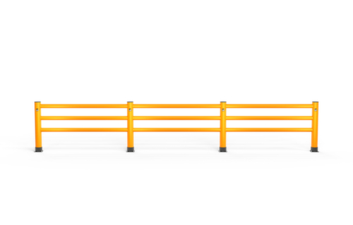 a.m.p.e.r.e. rambarde modulaire Rack Mammut®, main courante, longueur 8000 mm